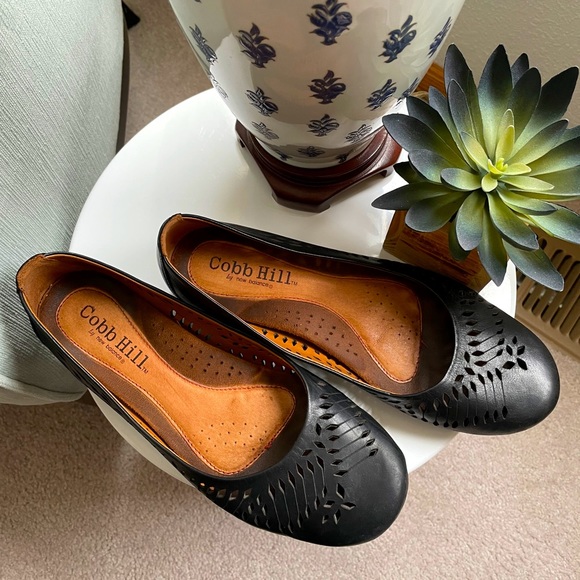 Cobb Hill by New Balance Shoes - Cobb Hill Leather Cutout Flats